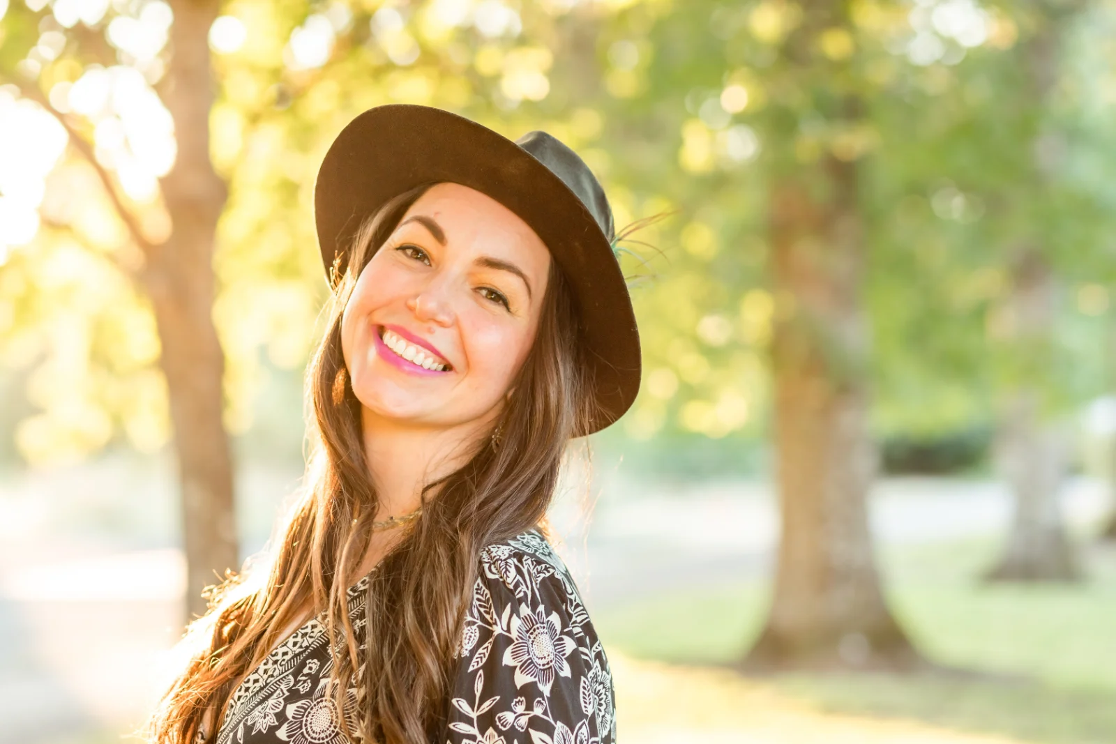 Jessica Bell, PA-C, outdoors in warm afternoon light